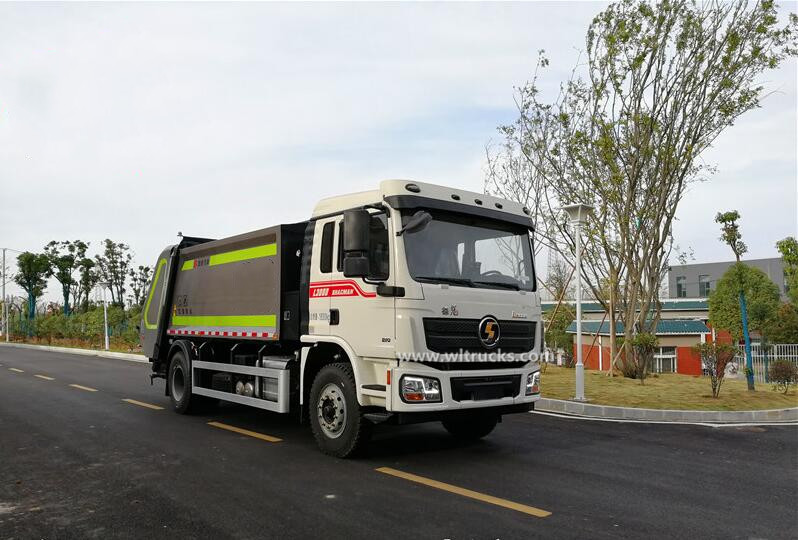 Shacman 10-14m3 compactor garbage collector truck