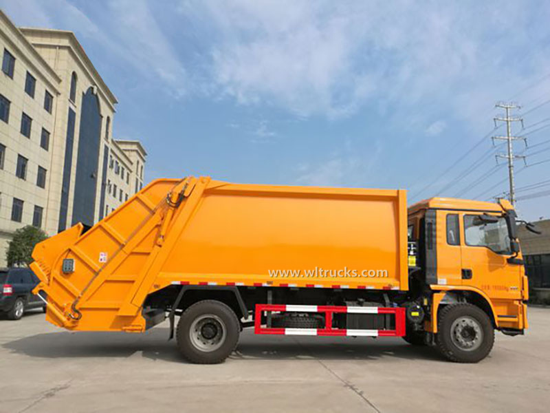Shacman 10cbm compactor garbage collector truck