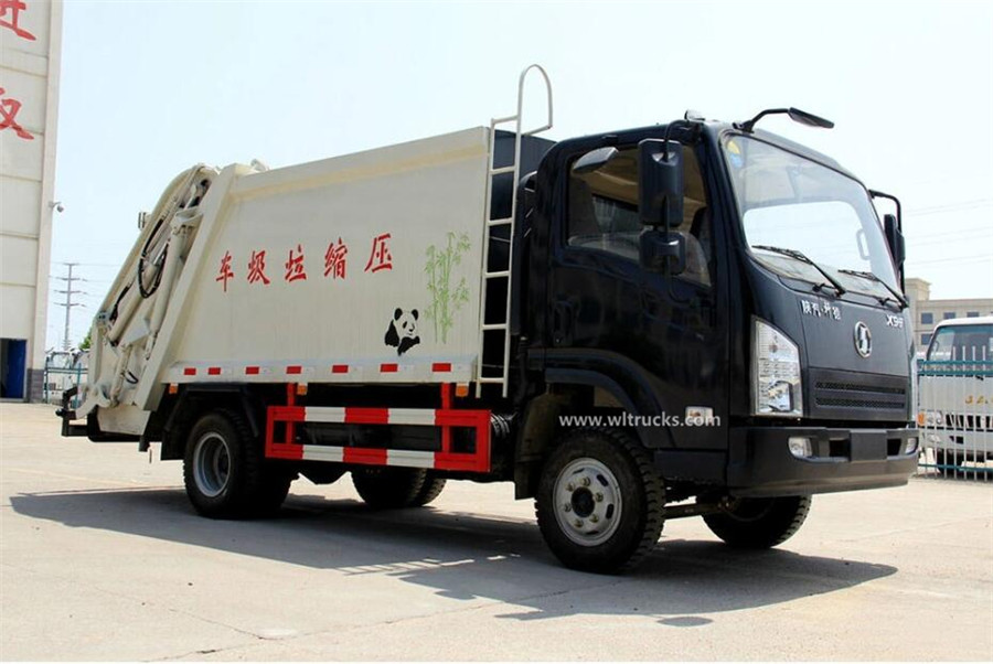 Shacman 3 ton compactor garbage truck