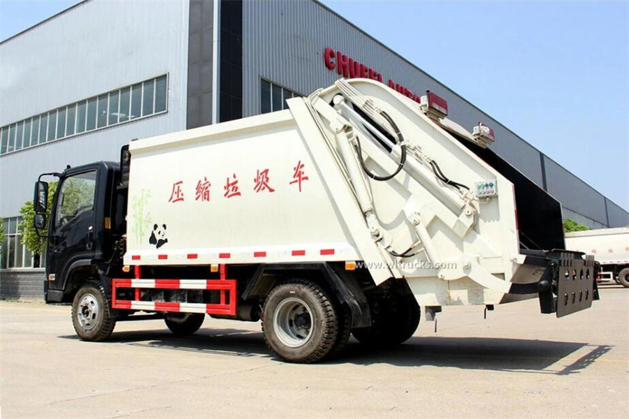 Shacman 5 ton compactor refuse truck