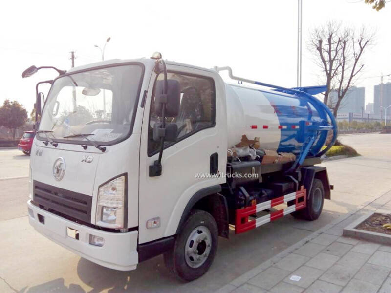 Shacman 5000L sewage tanker truck