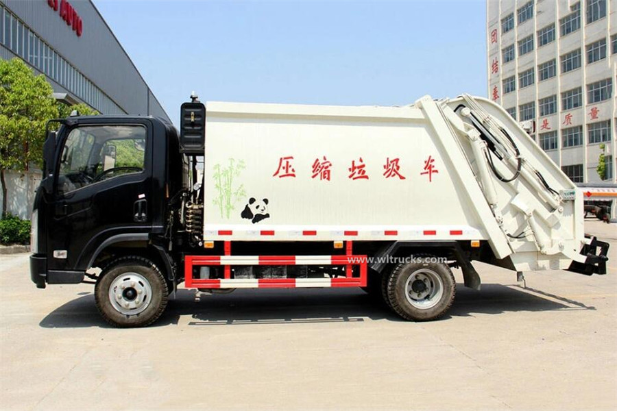Shacman 5m3 compactor rubbish truck