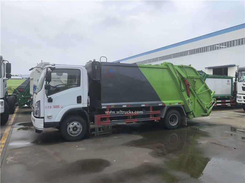 Shacman 8cbm garbage truck compactor