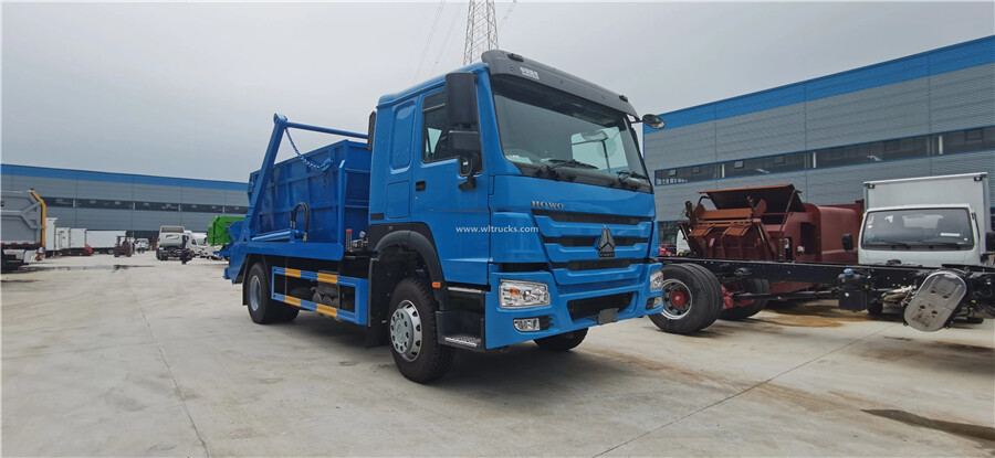 Sinotruk Howo 8-12m3 swing arm garbage truck