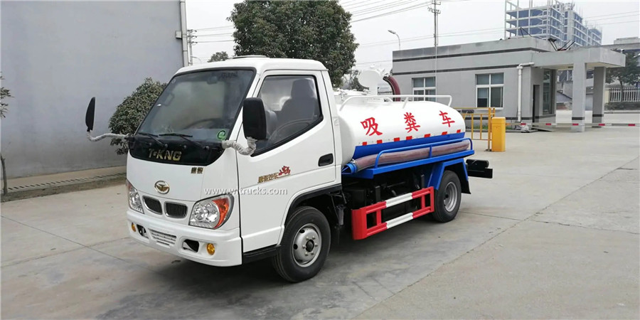 T-KING 3cbm vacuum septic tank truck