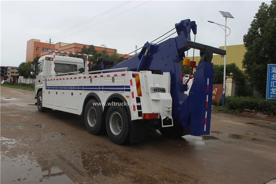 10 tire Dongfeng kinland 20 ton heavy duty wrecker towing truck