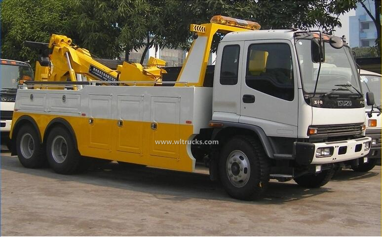 10 tyre Isuzu FVZ 20 ton rotator tow truck wrecker