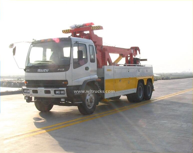 10 wheel Isuzu FVZ 20 ton rotator wrecker truck