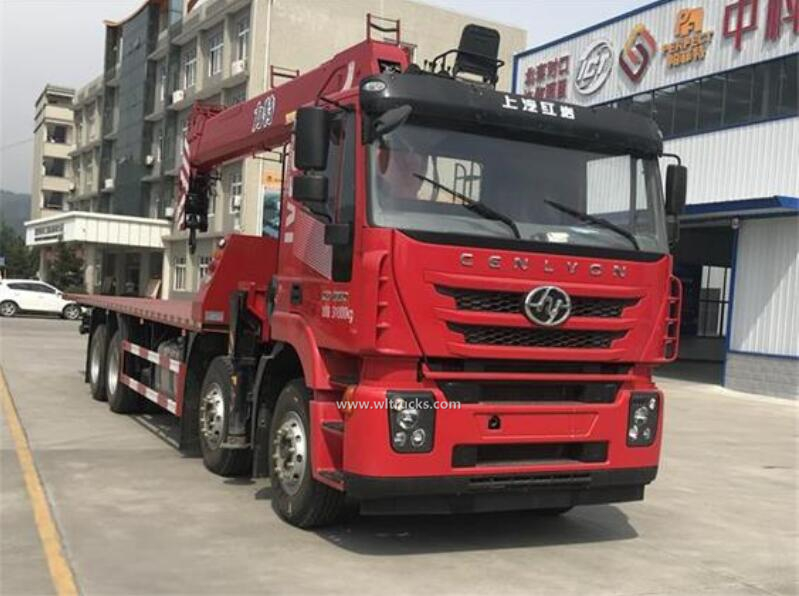 12 tire SAIC IVECO Hongyan 30ft custom tow truck