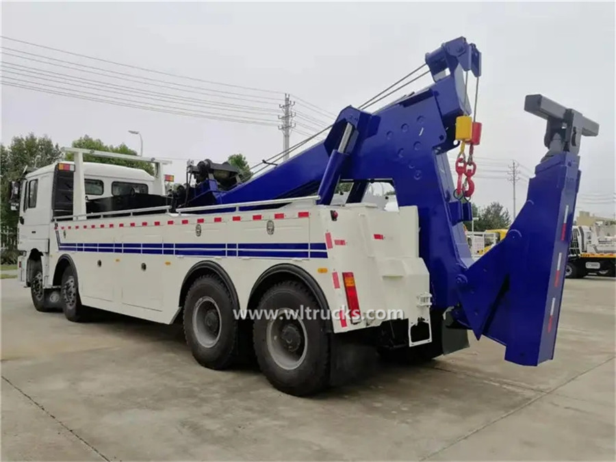 12 tyre Shacman Delong F3000 40ton rotating wrecker tow truck