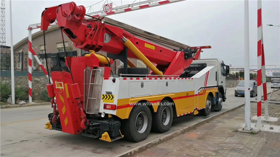 12 tyre Volvo 60 ton Rotating recovery wrecker tow trucks