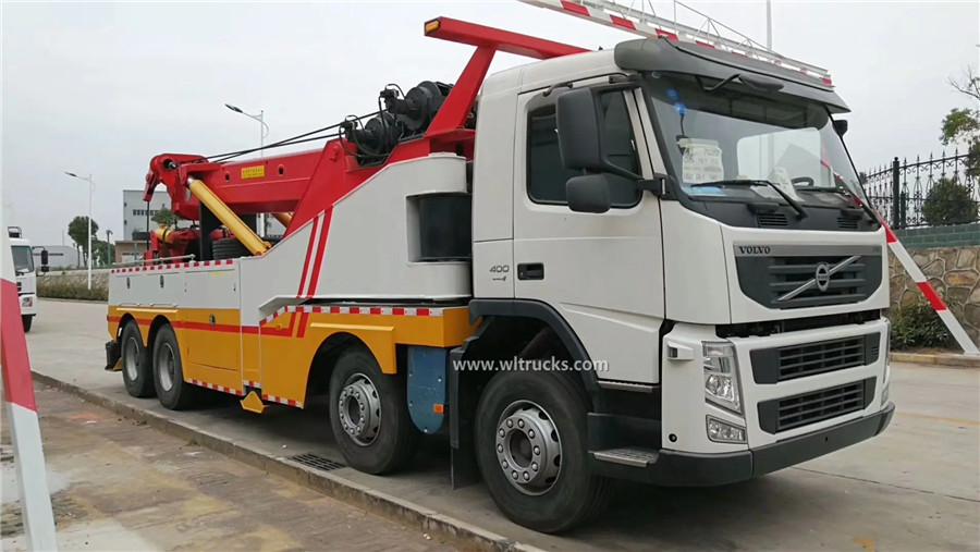 12 wheel Volvo 60 ton rotator wrecker towing trucks