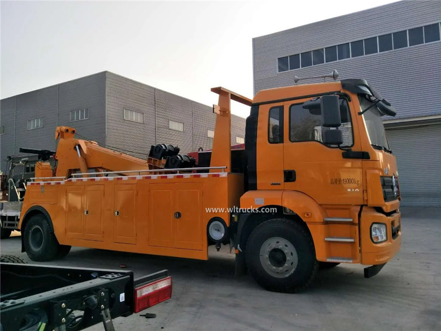 6 wheel Shacman Delong M3000 16ton rotator tow truck