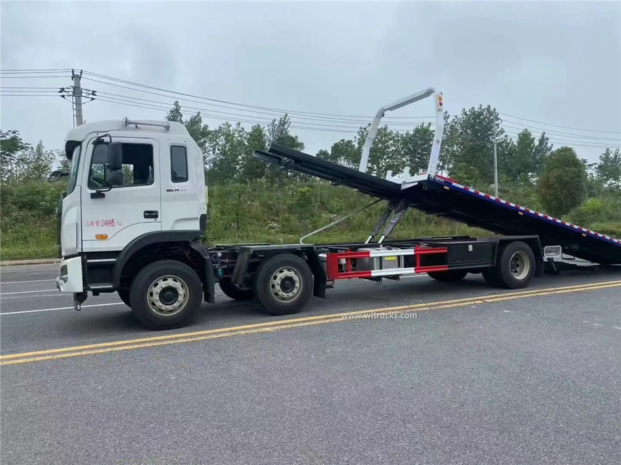 8 wheel JAC K5 10ton flat bed tow truck