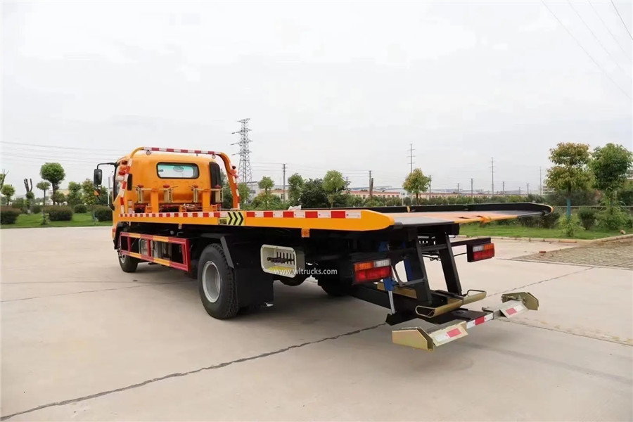 Dayun 5t flatbed one tow two wrecker truck