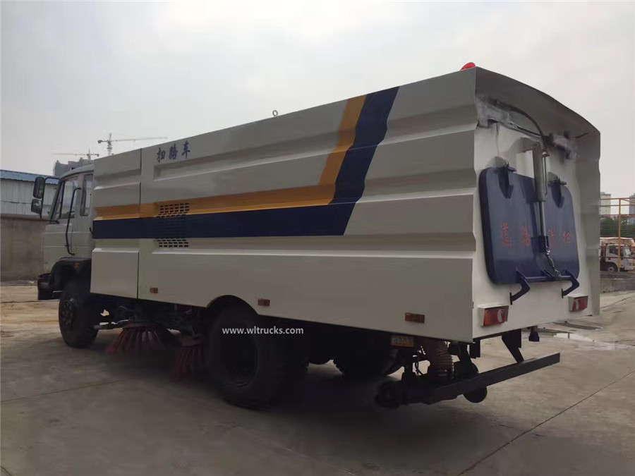 Dongfeng 10 cubic meters diesel street sweeper cleaning machine
