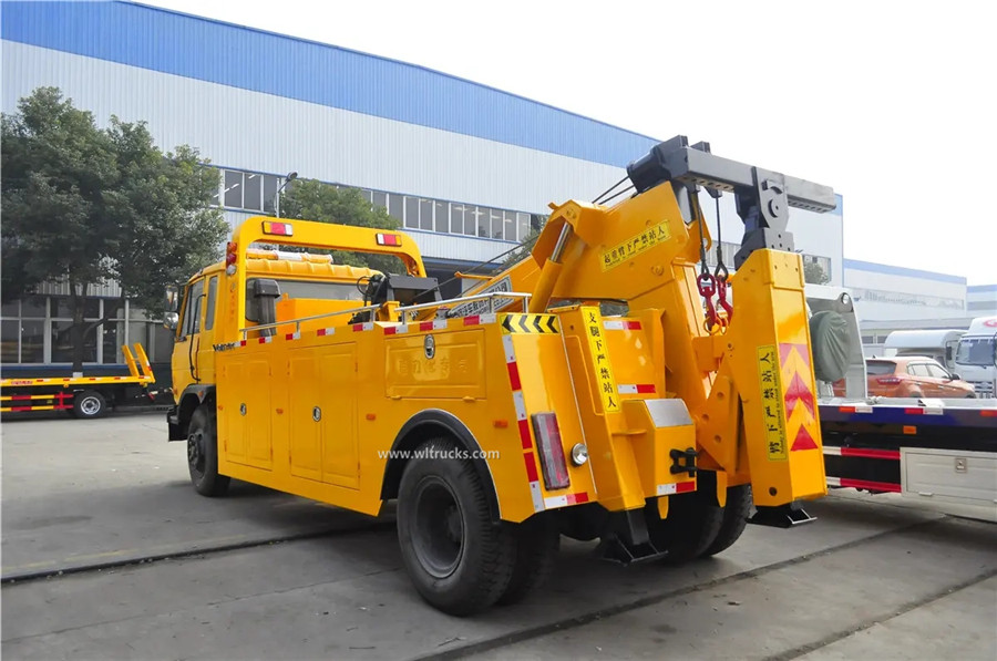 Dongfeng 16 ton road recovery wrecker truck