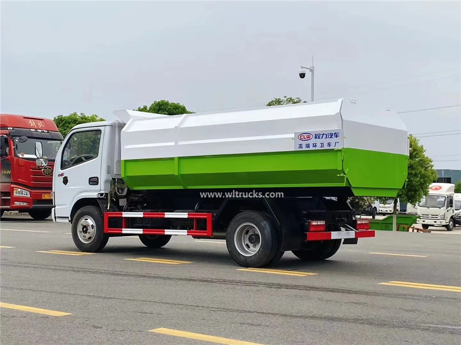 Dongfeng 5 ton garbage transport truck