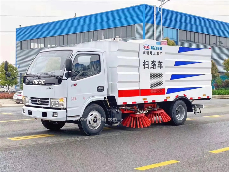 Dongfeng 5m3 road sweeper truck