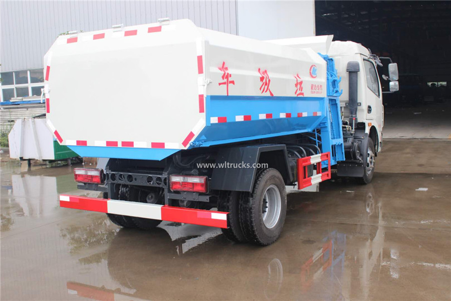  Dongfeng 6-8 cubic meters side loading garbage truck