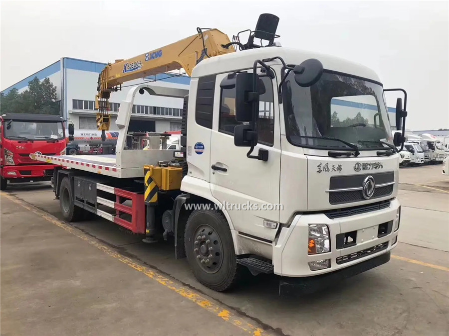 Dongfeng Kinrun 6-8 ton wrecker crane