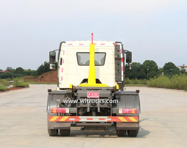 FAW 10-15 ton detachable bulk container garbage truck