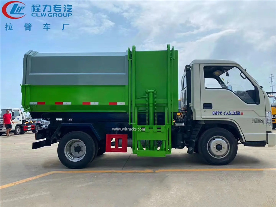 Forland 3m3 hanging bucket garbage truck