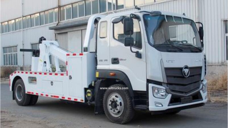 Foton 16 ton wrecker bed towing truck