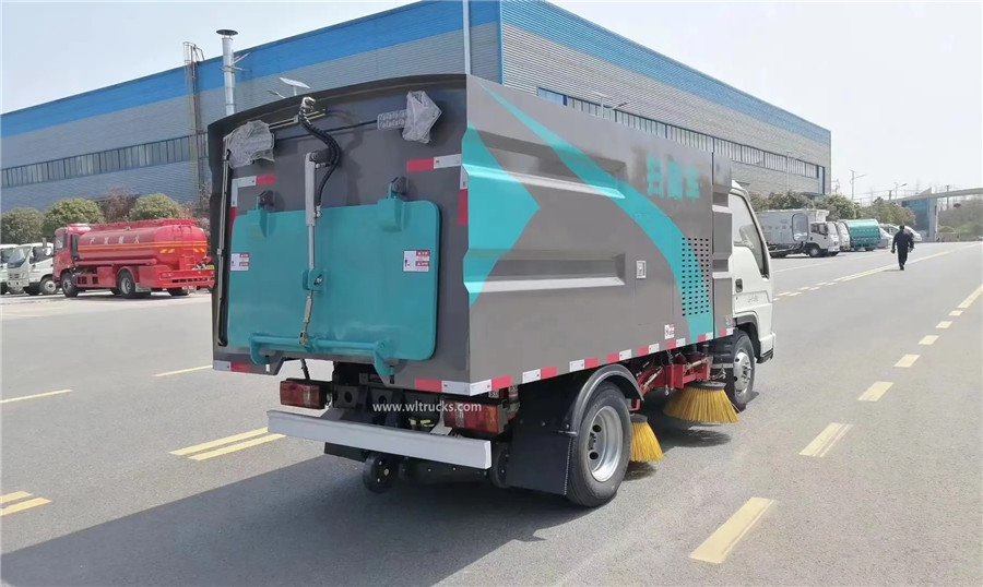 Foton 3cbm diesel vacuum street sweeper truck