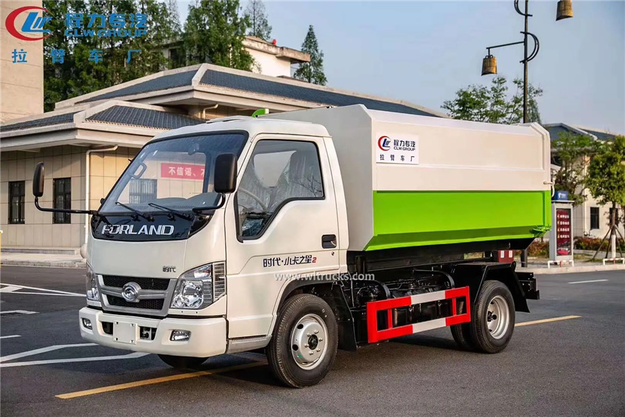 Foton 5 ton side loading garbage truck