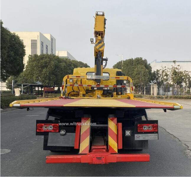 Foton Auman 6 ton hydraulic winch recovery tow truck with crane