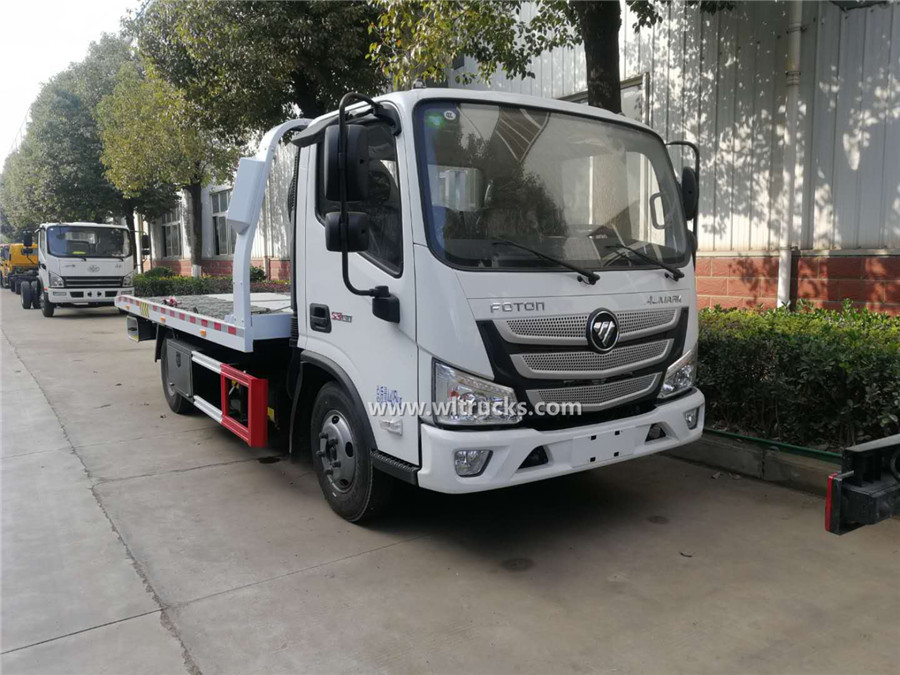 Foton Aumark 3 ton flatbed car recovery truck