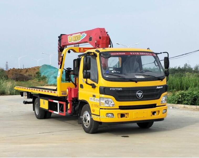 Foton Aumark 5 ton vehicle recovery truck with crane