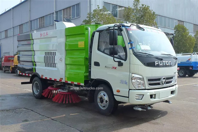 Foton Ollin 5cbm broom sweeper truck