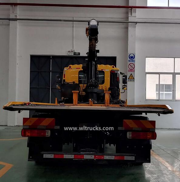 Foton medium 8 ton wrecker tow truck with crane