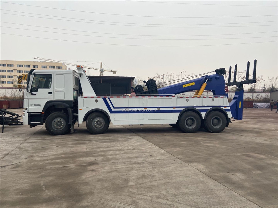 HOWO 40 ton heavy duty wrecker towing trucks