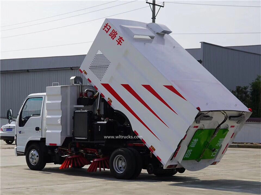 ISUZU 4K ENGINE 8m3 airport sweeper