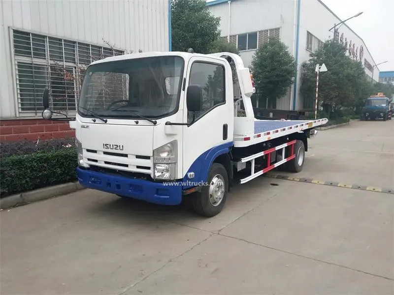 Isuzu 6 ton flat recovery truck