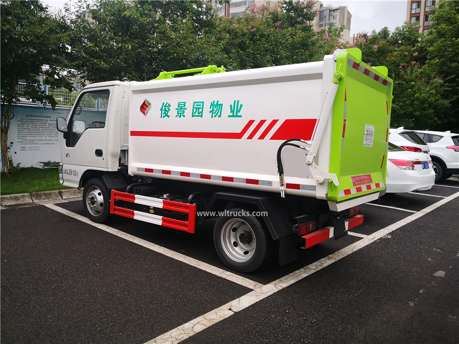 JAC 3000 liters side loaders garbage truck