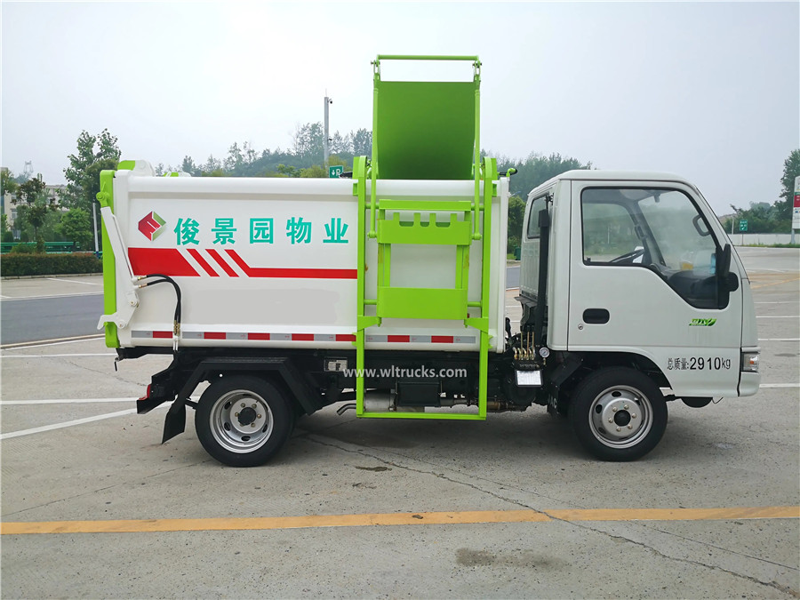 JAC 3m3 side loading garbage truck