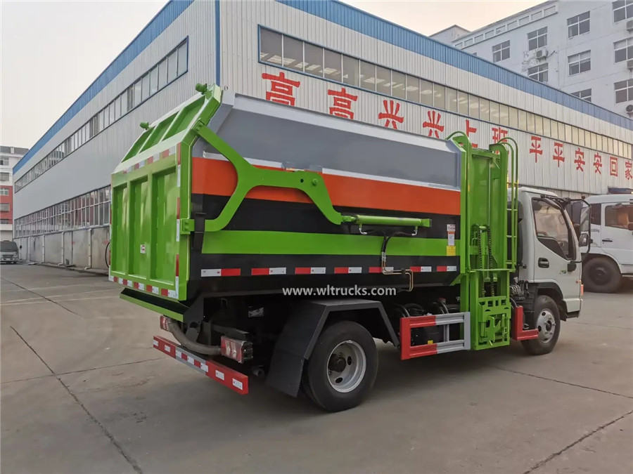 JAC 5 cubic meters bin lifter garbage truck
