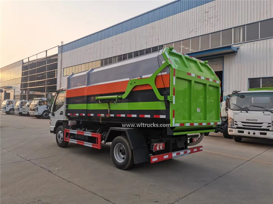 JAC 5 ton hanging bucket garbage truck