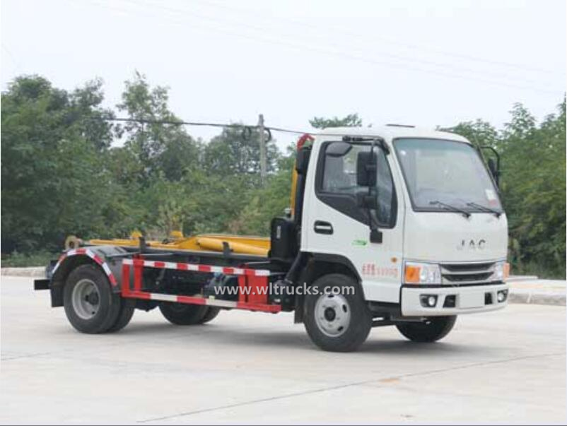 JAC 5cbm hook arm garbage truck