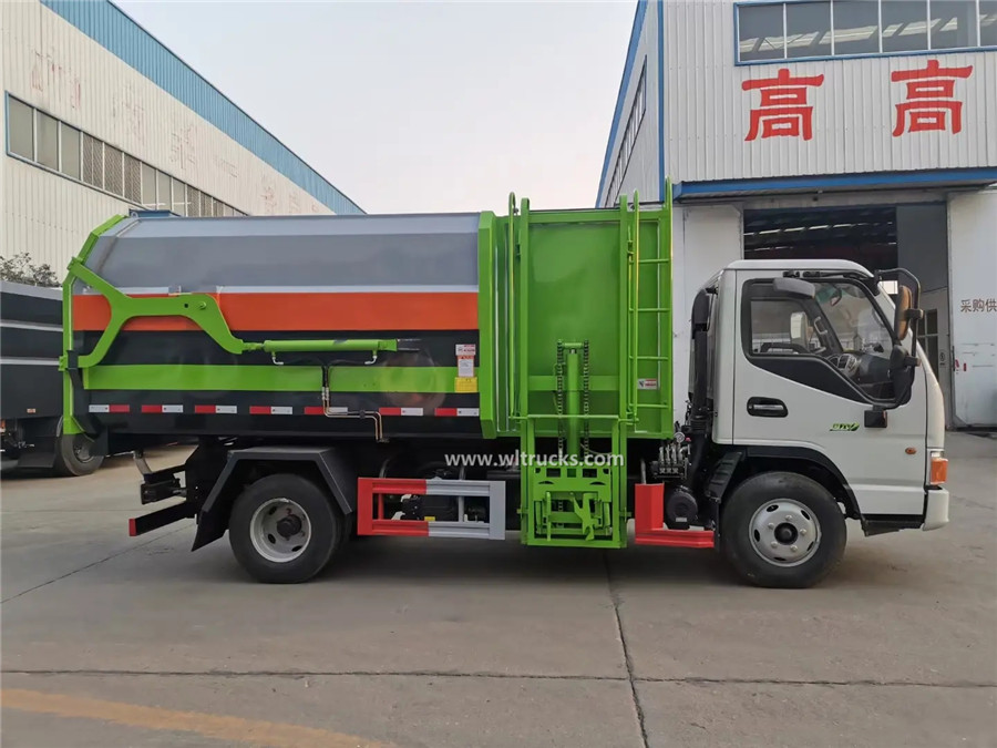 JAC 5m3 side loading garbage truck