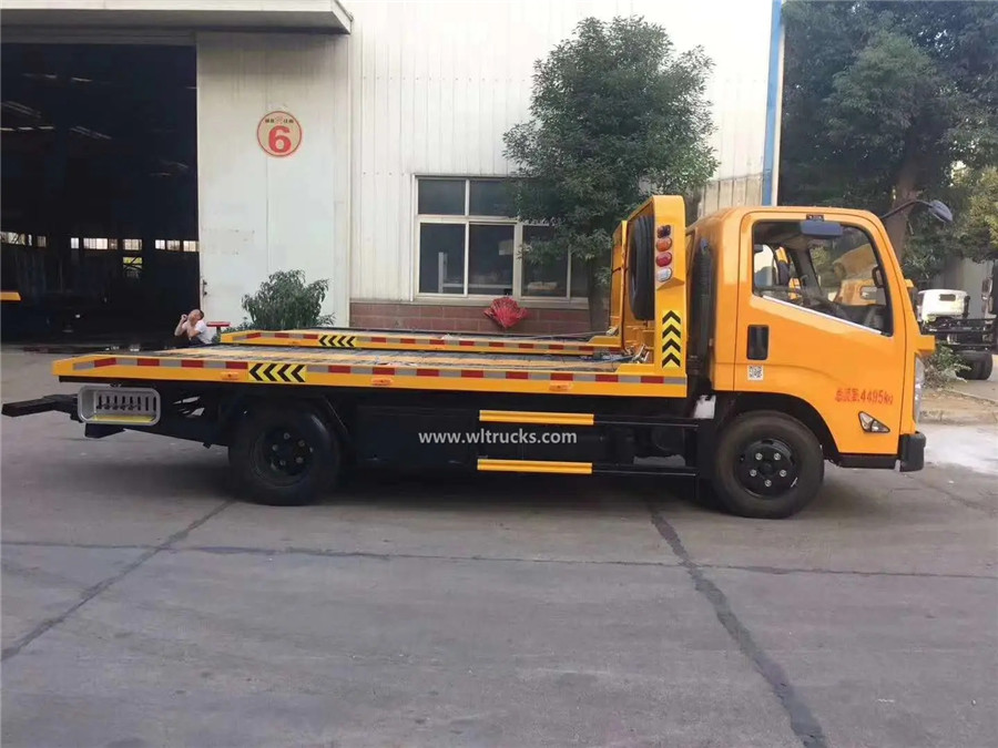 JMC 5 ton flat bed wrecker truck