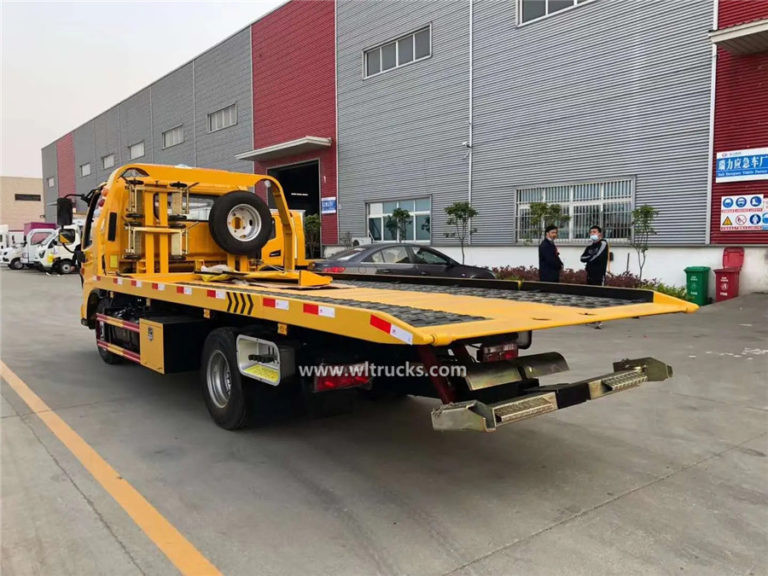 Jac 3 ton flat wrecker truck