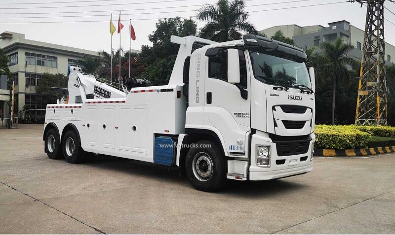 Japan Isuzu GIGA 20 ton wrecker towing truck