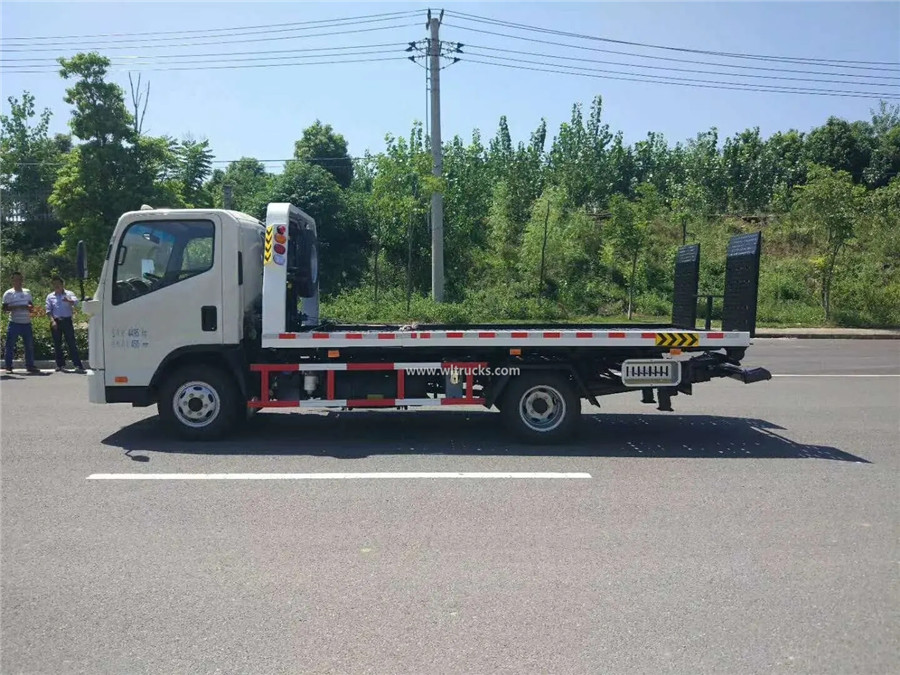 KAMA 3 ton flatbed slide tray recovery truck