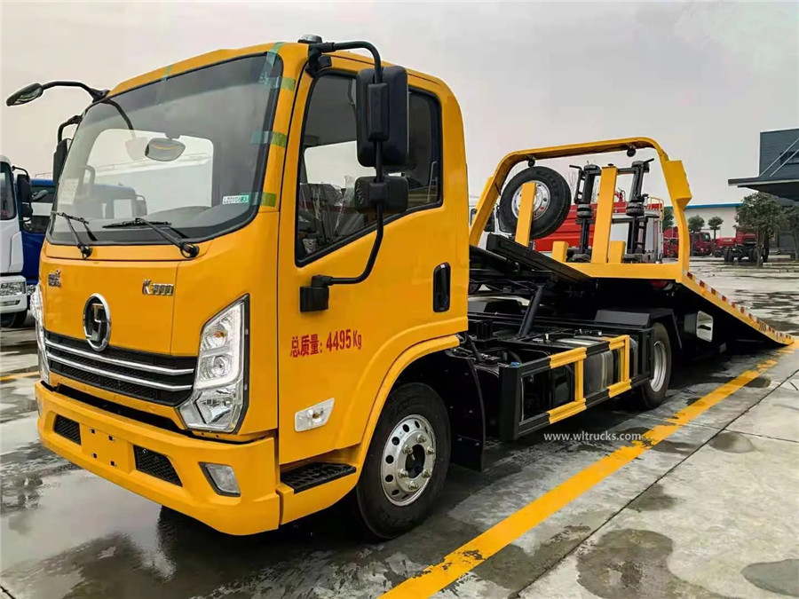 Shacman Delong K3000 5ton low bed tow truck