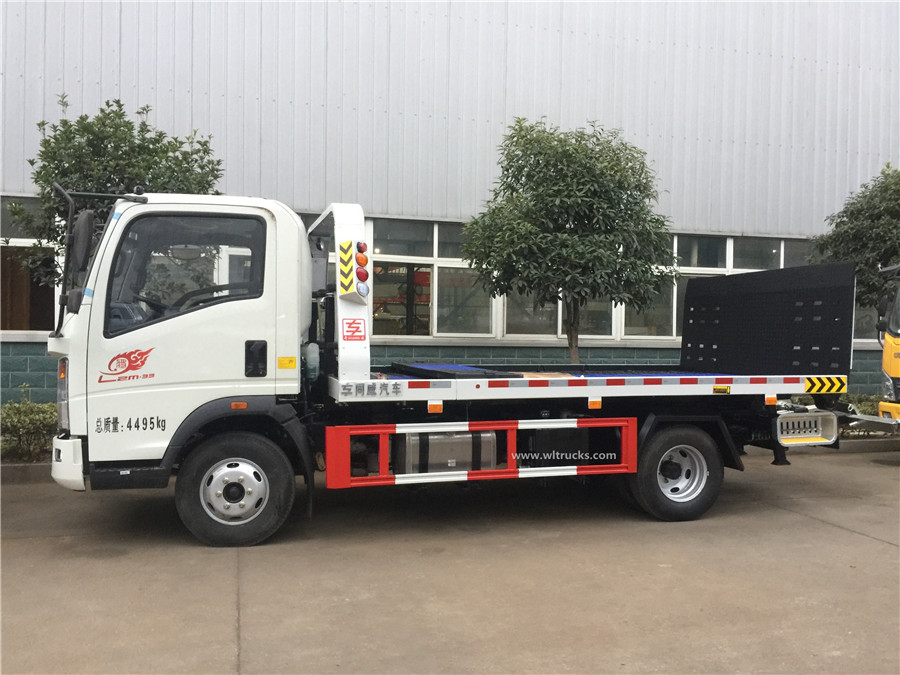 Sinotruk Howo 3 ton flat tow truck